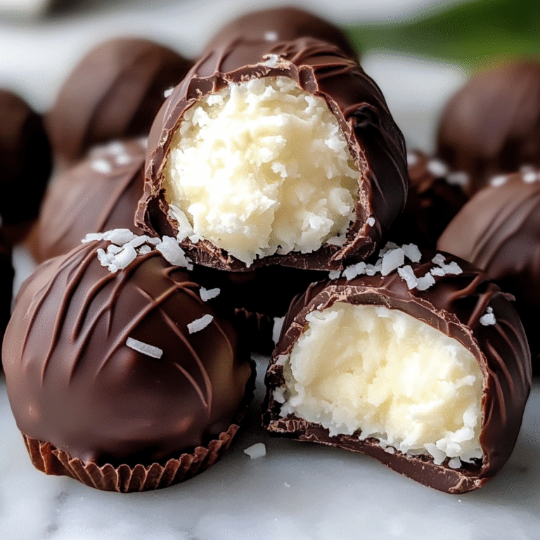 Coconut Cream Chocolate Balls