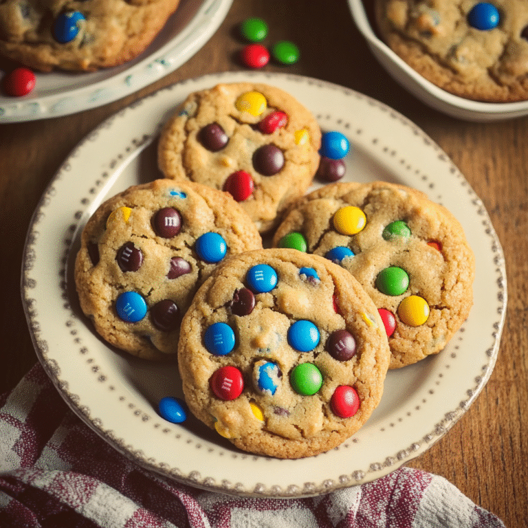 Peanut Butter M&M Cookies