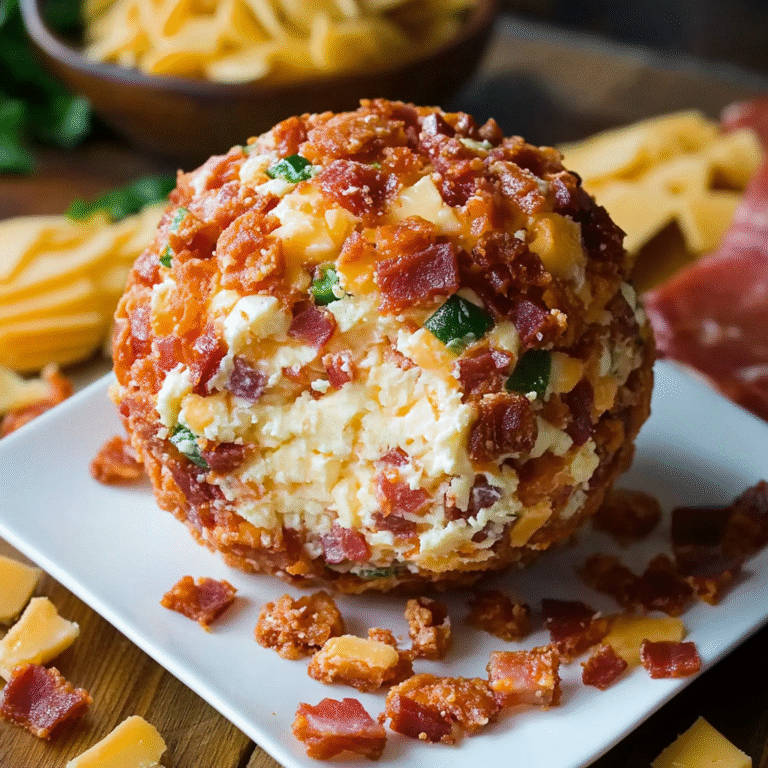 Rich BLT Cheese Ball