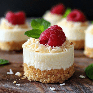 Coconut Milk Mini Cheesecakes