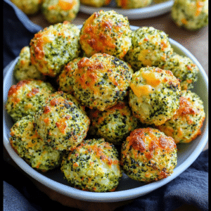 Easy Baked Broccoli Cheese Balls for Quick Snacks