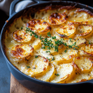 Classic Potato Gratin (Cheesy Scalloped Potatoes)
