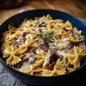 Creamy Beef Bowtie Pasta: A Delicious and Easy Recipe