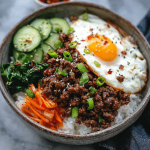 Korean Ground Beef Bowl: A Delicious and Easy Recipe