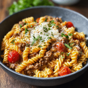 High Protein Creamy Beef Pasta: Quick Weeknight Dinner