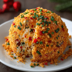 Festive 16 oz Christmas Taco Cheese Ball Magic