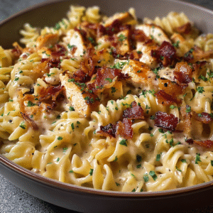 Creamy Chicken Bacon Pasta: A Simple Recipe