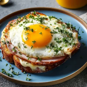Decadent Croque Madame: A French Comfort Food Delight