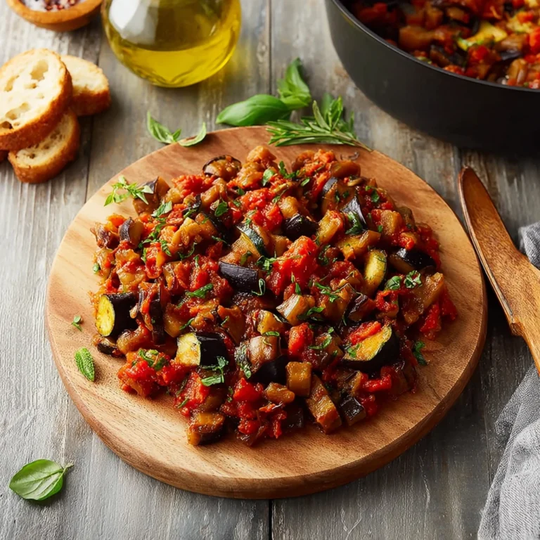 Best Eggplant Caponata Recipe For Summer Easy Eggplant Caponata Party Dish Healthy Vegan Caponata Recipe Gluten-free Eggpl...