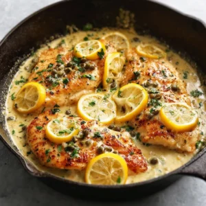 Delicious Creamy Lemon Chicken Piccata in 30 Minutes