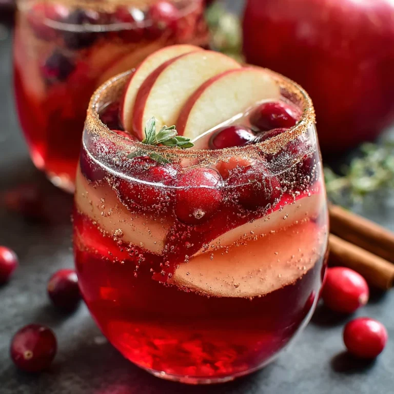 Festive Cinnamon Apple Mocktail Recipe Cranberry Mimosa Mocktail How-to Winter Cranberry Mimosa Recipe Cinnamon Apple Cran...