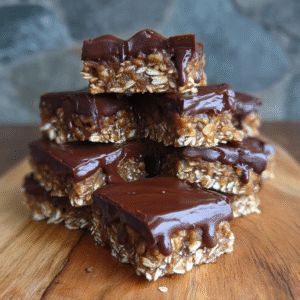 10-Minute Treat: Quick No Bake Chocolate Oat Bars