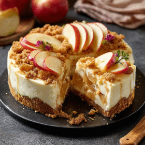 Apple Crumble Cheesecake: Irresistible & Easy Recipe