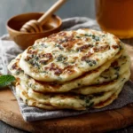 Mint Msemen Recipe Msemen With Honey Broiled Msemen Morning Recipe Moroccan Msemen Breakfast Homemade Msemen With Mint Rec...