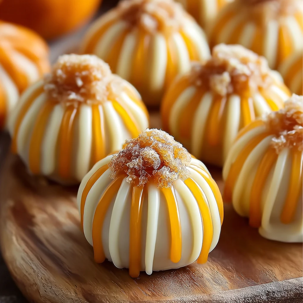 No-bake Pumpkin Cheesecake Truffles Recipe Easy Pumpkin Dessert Truffle Ideas Quick Pumpkin Cheesecake Bites Simple No-bak...