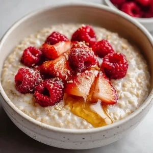 Sweet and Creamy Brown Rice Breakfast Porridge Bliss