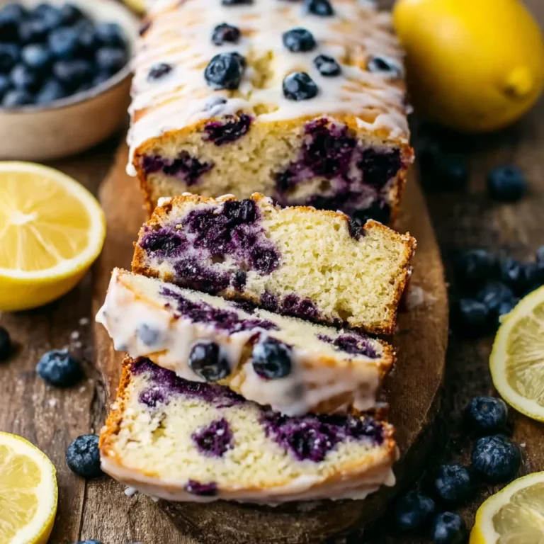 Zesty Lemon Blueberry Loaf Recipe Easy Lemon Blueberry Bread Moist Lemon Blueberry Loaf Cake Best Lemon Blueberry Loaf Mix...