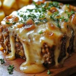 Crockpot French Onion Meatloaf Recipe Slow Cooker French Onion Meatloaf With Swiss Cheese Best French Onion Meatloaf Crock...