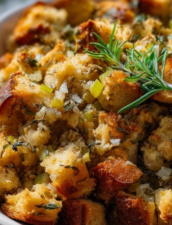 Classic Bread Stuffing Fresh Herbs Flavor