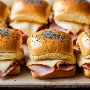 Irresistible Ham and Cheese Sliders on Sweet Hawaiian Rolls
