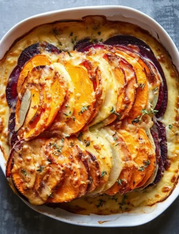 Delicious Cheesy Root Vegetable Gratin Recipe Comfort Food