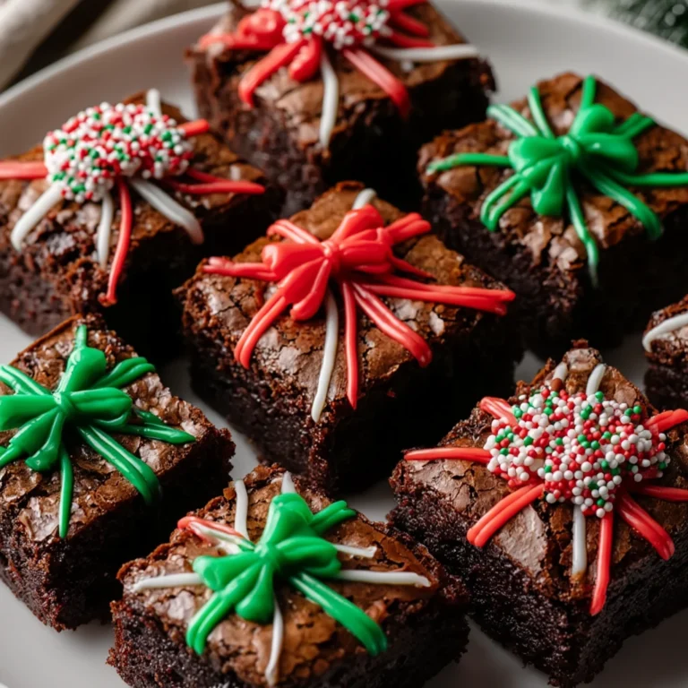 Christmas Present Brownies