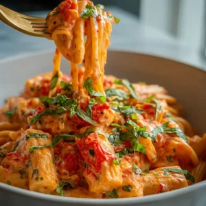Easy Creamy Tomato Garlic Pasta