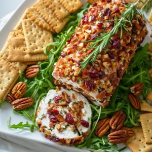Million Dollar Beef Bacon Goat Cheese Appetizer Log Recipe