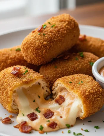 Cheesy Buffalo Chicken Beef Bacon Mozzarella Bombs