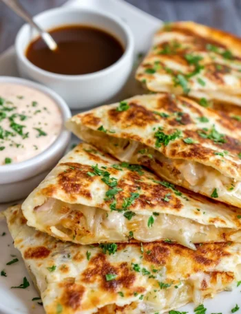Chicken Bacon Ranch Quesadillas
