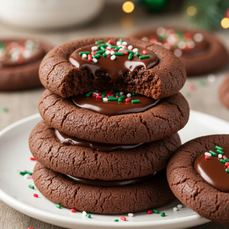 Chocolate Thumbprint Cookies Recipe Irresistible Treat