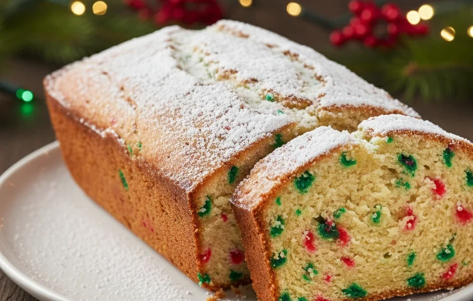 Christmas Sprinkle Buttermilk Bread Festive Treat