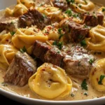Cracked Garlic Steak Tortellini Creamhouse Sauce Delight
