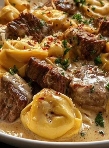 Cracked Garlic Steak Tortellini Creamhouse Sauce Delight