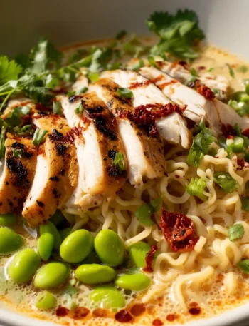 Creamy Marry Chicken Ramen Romantic Dinner Delight