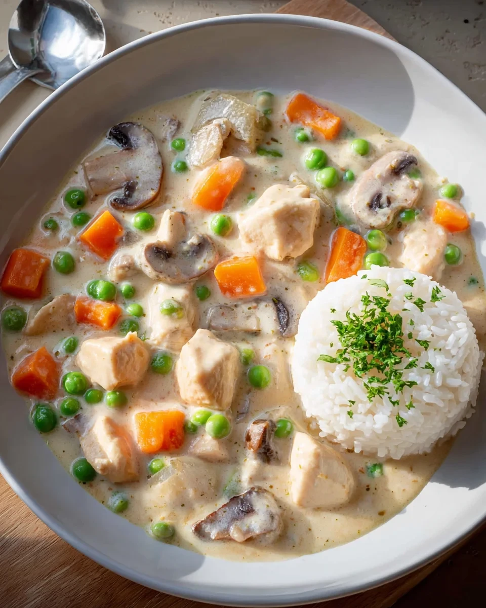 Delicious Huehnerfrikassee Recipe: Savory Chicken Delight!