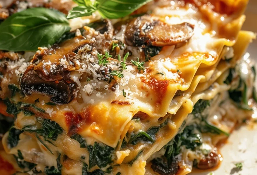 Delicious Mushroom Spinach Lasagna Recipe Savor