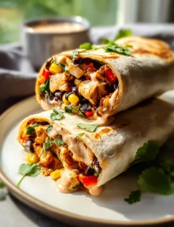 Delicious Southwest Chicken Wrap Recipe Meals