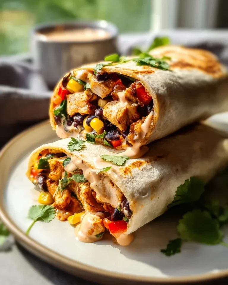Delicious Southwest Chicken Wrap Recipe Meals