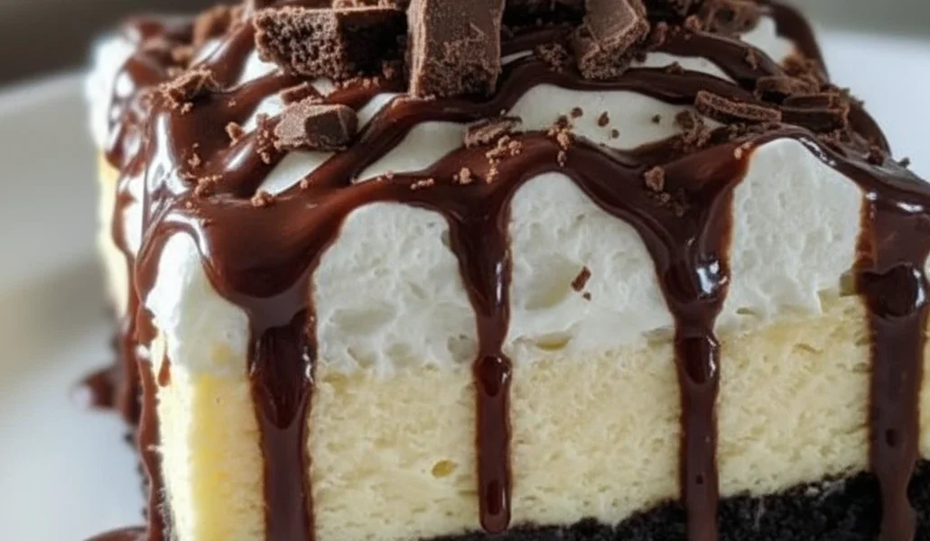 Hot Fudge Sundae Brownie Cheesecake