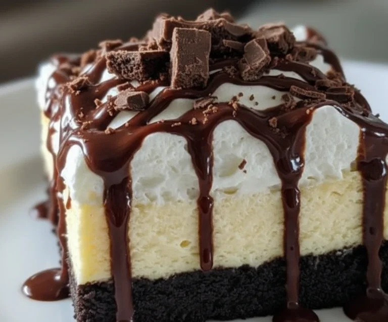 Hot Fudge Sundae Brownie Cheesecake