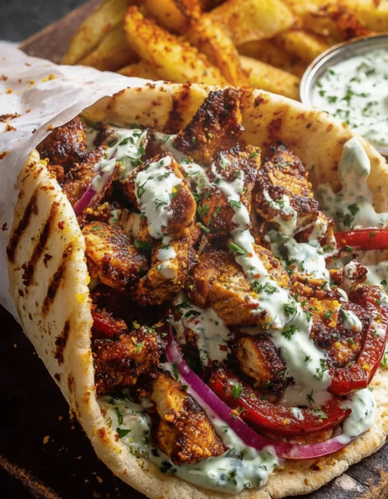 Lemongarlic Chicken Pitas Feta Tzatziki Roasted Bell Peppers