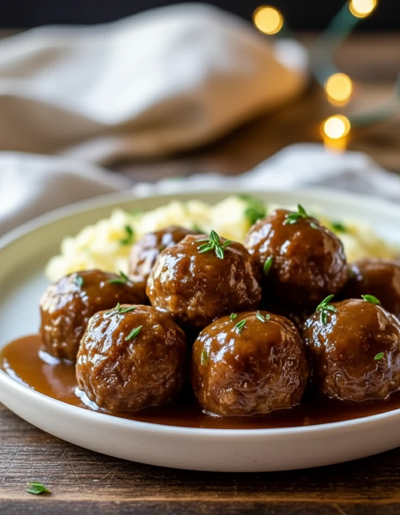 Slow Cooker Salisbury Meatballs: Easy Beef Recipe