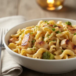 20 Minute Chicken Noodles with Butter   Irresistible Comfort Food