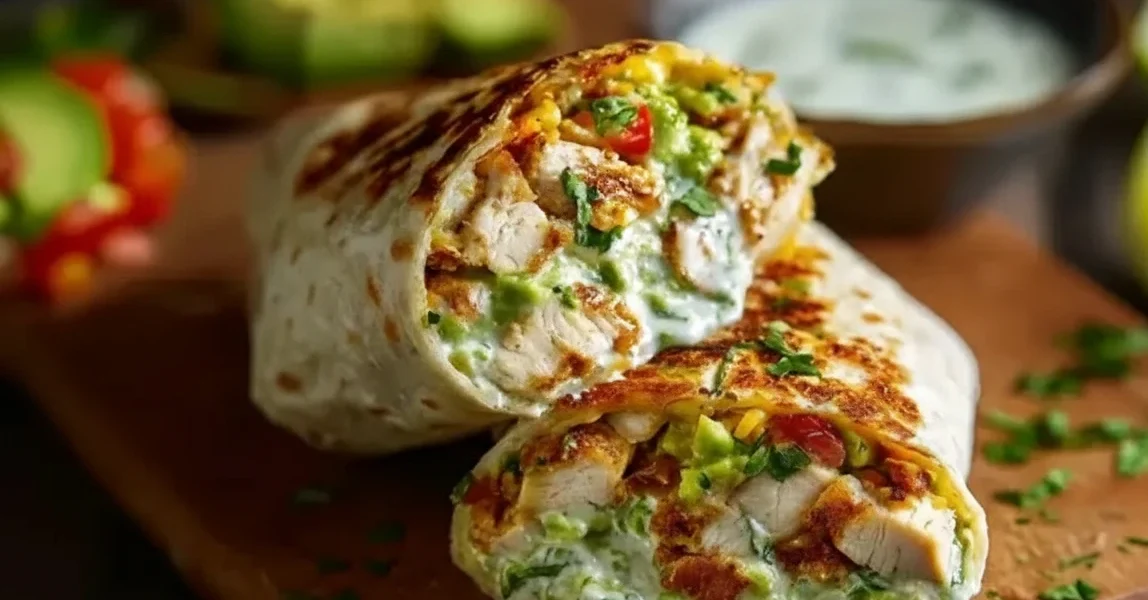 Chicken Avocado Ranch Burritos Comforting Family Favorite