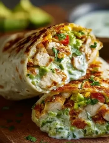 Chicken Avocado Ranch Burritos Comforting Family Favorite