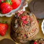 Chocolate Covered Strawberry Cookies