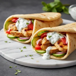 Crockpot Greek Chicken Pitas: A Cozy Mediterranean Classic Made Easy