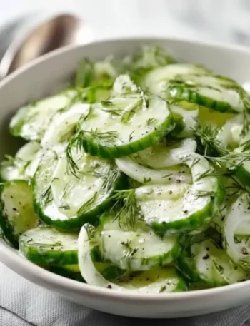 Cucumber Dill Salad Fresh Taste Summer Tradition