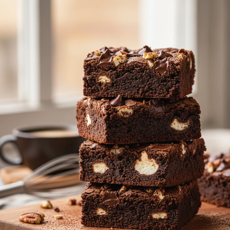 Easy Zero Sugar Brownies with Greek Yogurt